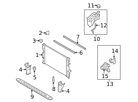 Radiator & Components for 2011 Volvo XC70 #0