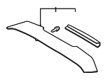 872101E200 - : Spoiler Assembly for Hyundai: Accent Image
