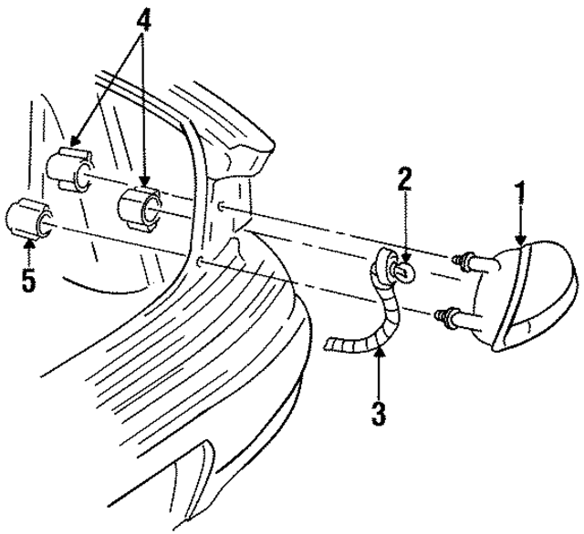 5978583 - Electrical: Tail Lamp Assembly for GM Image