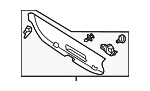 8E9867979CMSD - Body: Lower Trim Panel for Audi: A4, A4 Quattro, S4 Image