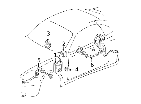 Anti-Lock Brakes for 2003 Lexus SC430 #0