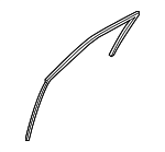 803305RB1A - Body: Run Weather-strip for Nissan: Kicks, Kicks Play Image