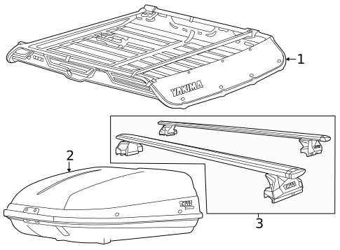 Luggage Carrier for 2021 Lincoln Aviator #0