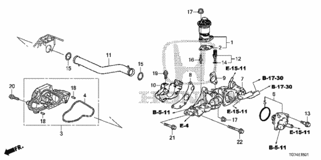 Water Pump (2) for 2019 Honda Pilot #0