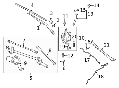 Wipers for 2020 INFINITI QX50 #0