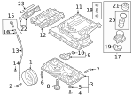 6M115441G - Engine: Oil Filter Housing Gasket for Audi Image