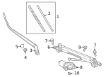 TK7867333 - Body: Wiper Blade Refill for Mazda: CX-5, CX-9 Image