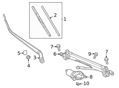 Wiper Components for 2019 Mazda CX-5 #0