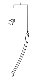 31218935 - Body: Sealing Strip for Volvo: S60, S60 Cross Country, V60, V60 Cross Country Image