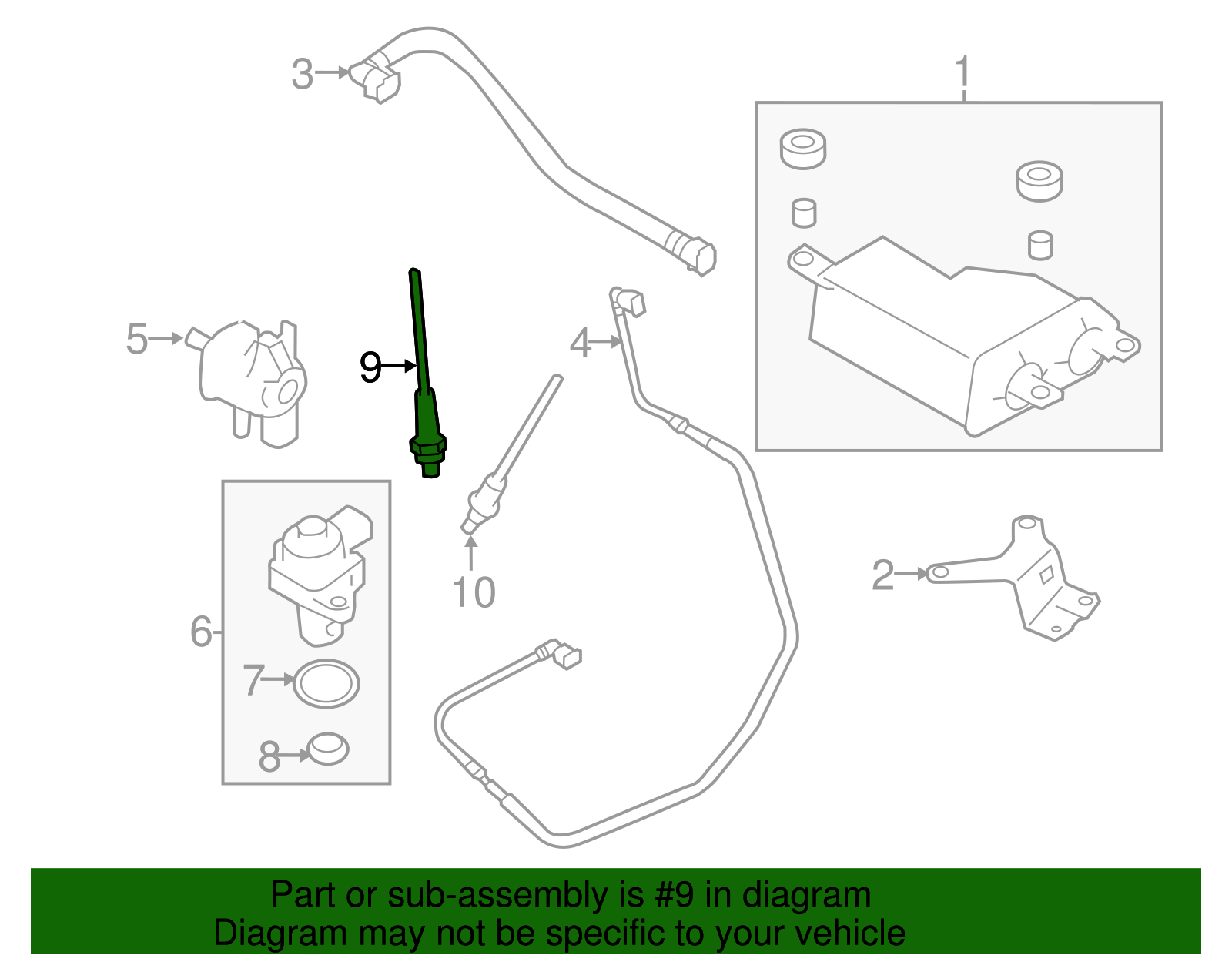 2011-2018 Subaru Oxygen Sensor 22690AA960 | Subaru Parts Store