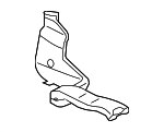 7830A042 - Body: Rear Duct for Mitsubishi: Outlander, Outlander Sport Image