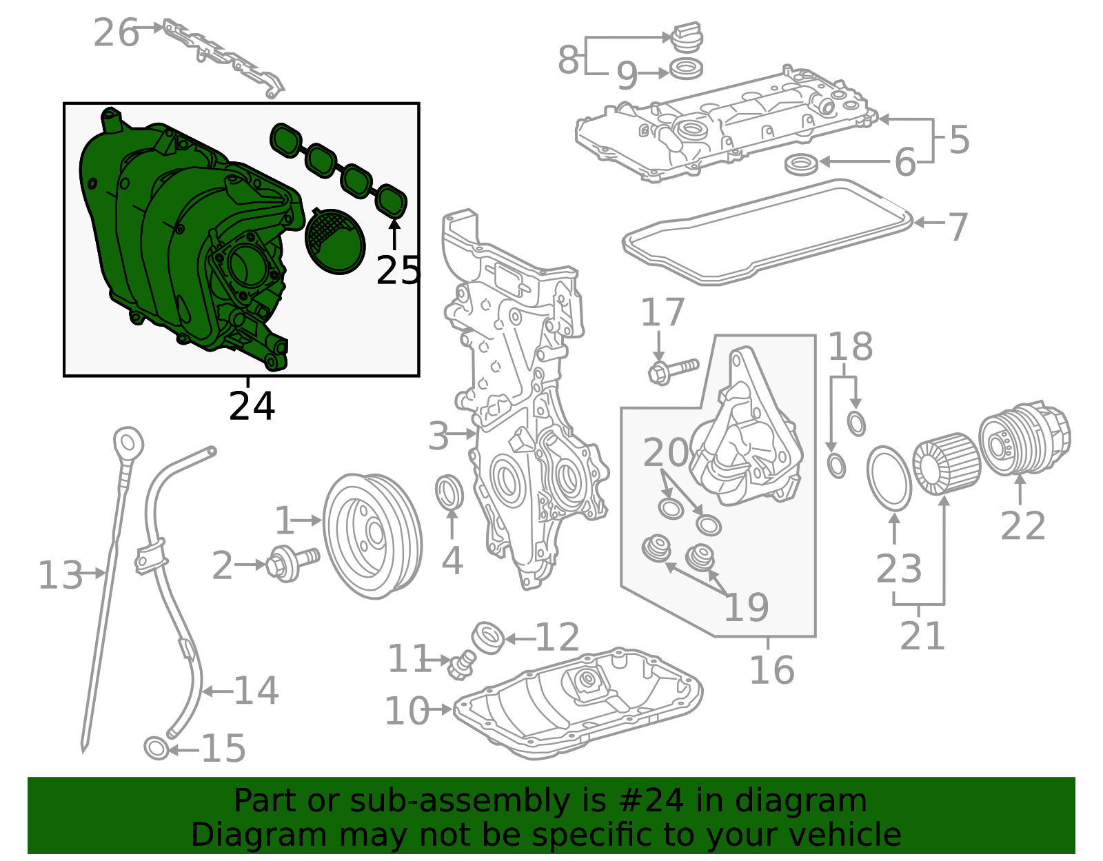 17120-0T080 - Intake Manifold 2014-2022 Toyota | Toyota San Diego Parts