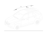 1678905000 - Trunks and Cases: Roof Railing for Mercedes-Benz: GLS450, GLS580, GLS63 AMG, Maybach GLS600 Image