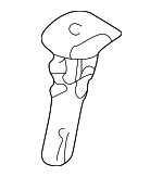 52108226261 - Body: Headrest Guide for BMW: 323Ci, 323i, 325Ci, 325i, 325xi, 328Ci, 328i, 330Ci, 330i, 330xi, M3, X3, X5 Image