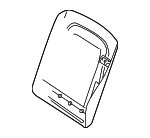 52108235907 - Body: Seat Back Panel for BMW: 323Ci, 323i, 325Ci, 325i, 325xi, 328Ci, 328i, 330Ci, 330i, 330xi, M3 Image