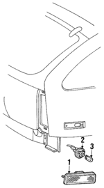 E6DZ15A201F - Electrical: Side Marker Lamp for Ford: Taurus | Mercury: Sable Image