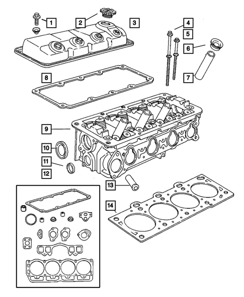 Cylinder Head for 2004 Dodge Neon #0