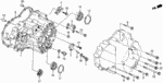 90015PA9000 - Transmission - Automatic: BOLT, FLANGE (10X75) for Honda Image
