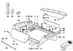 51478122559 - Vehicle Trim: Tail Trim Panel for BMW Image