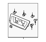 74890SVAA21ZB - : 2006-2011 Honda Civic - Garnish Assembly Rear License *B537M* (Neutron Blue Metallic) for Honda: Civic Image