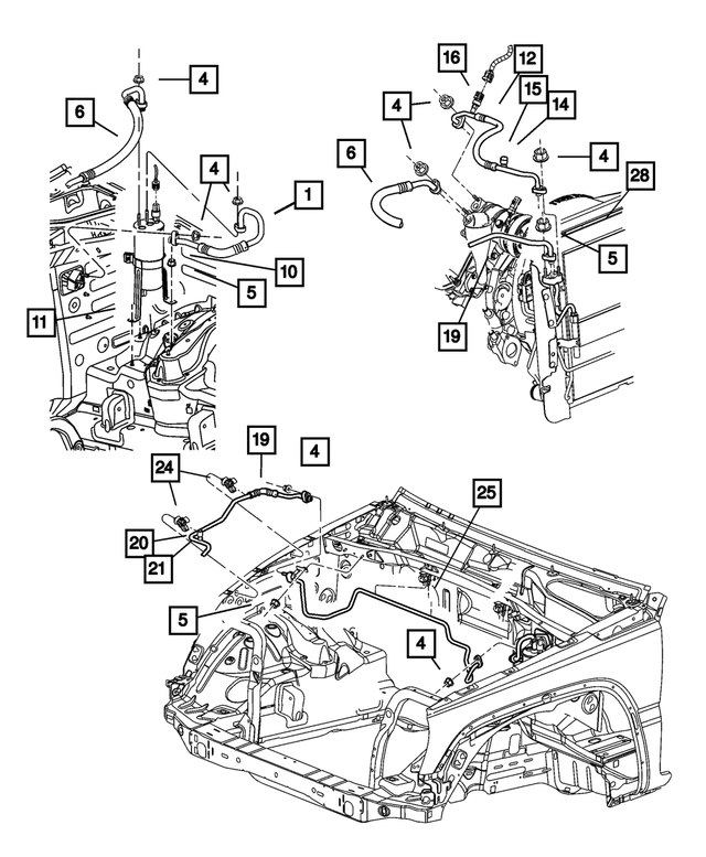 5183560AC - : Air Conditioning Condenser for Mopar Image
