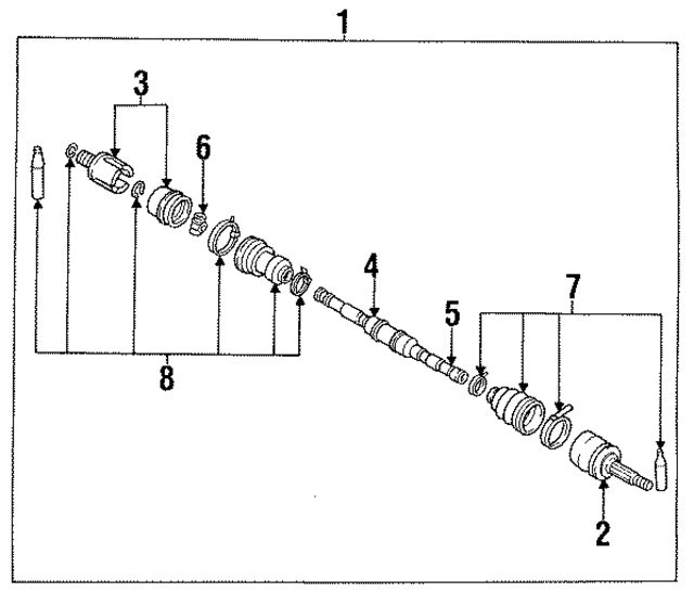 3974101E26 - Suspension: Boot Kit for Nissan Image