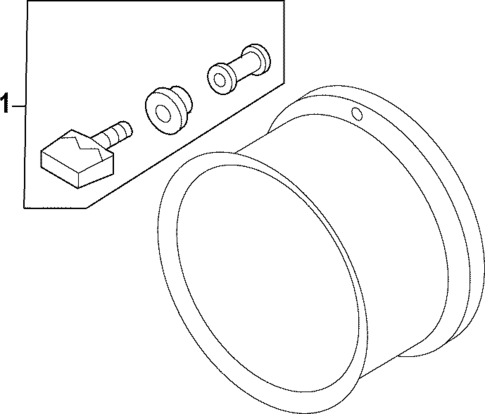 Tire Pressure Monitor Components for 2021 Nissan Maxima #0