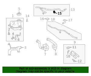 2022-2026 Cadillac CT4 Multi-Purpose Clip 11547632 GM | GMPartsDirect.com