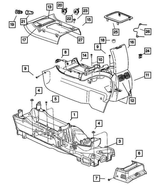 154806 - Interior Trim: Round Head Screw for Mopar Image