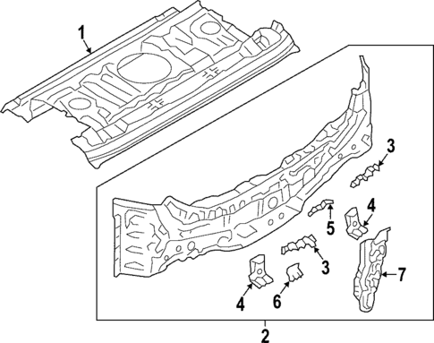 Rear Body for 2021 Mazda 3 #0