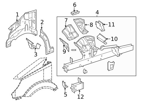 Structural Components & Rails for 2018 Mercedes-Benz Sprinter 3500 #0