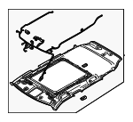 73910W651P - Body: Headliner for Mitsubishi: Outlander, Outlander PHEV Image