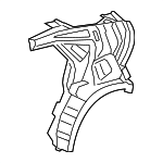 71602M7000 - Body: Inner Quarter Panel for Kia: Forte Image