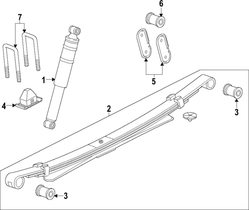 Rear Suspension for 2019 GMC Canyon #1