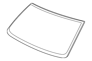 84875334 - : Windshield for Chevrolet: Express 1500, Express 2500, Express 3500 | GMC: Savana 1500, Savana 2500, Savana 3500 Image