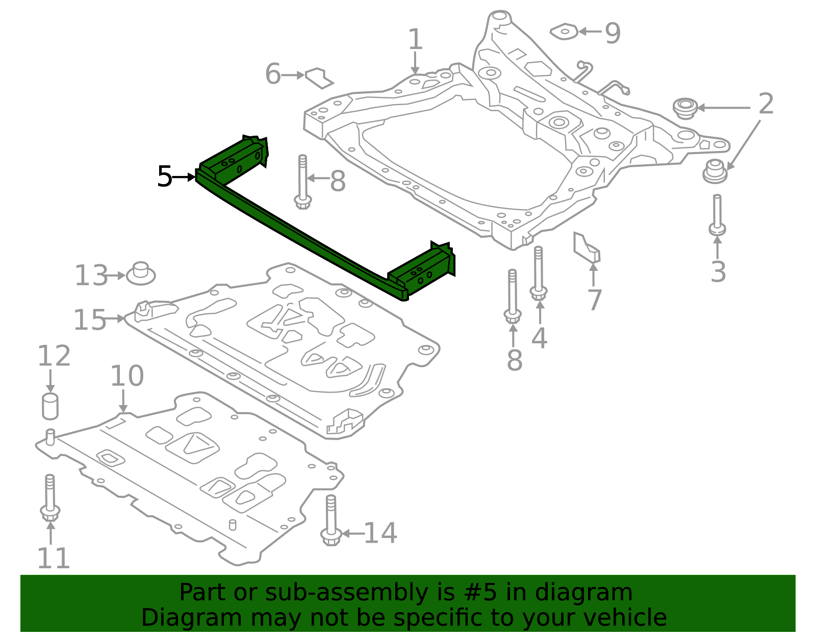 31476358 - Lower Impact Bar - 2019-2021 Volvo | Volvo OEM Parts Direct