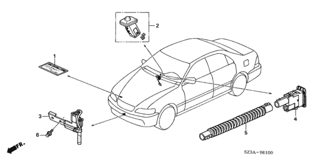 A/C Sensor for 2004 Acura RL #0