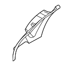 96447974 - Body: Upper Quarter Trim for Chevrolet: Aveo, Aveo5 | Pontiac: G3 Image