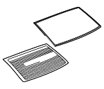 24418405 - Body: Back Glass for Saturn: L100, L200, L300, LS, LS1, LS2 Image image