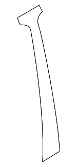 95323207 - Body: Black Out Tape for Chevrolet: Aveo, Aveo5 | Pontiac: G3 Image