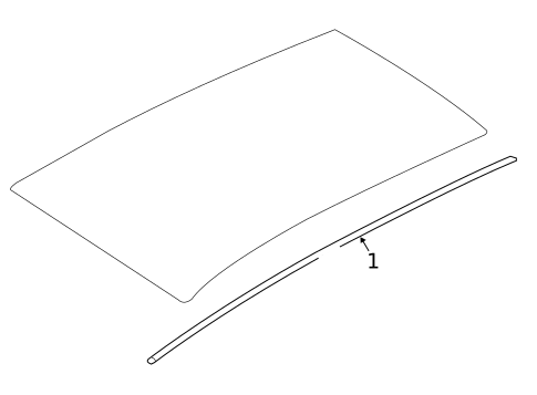 Exterior Trim - Roof for 2017 Hyundai Santa Fe #0