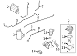 11611312737 - Emission Control: Secondary Air Injection Pump Check Valve for BMW Image