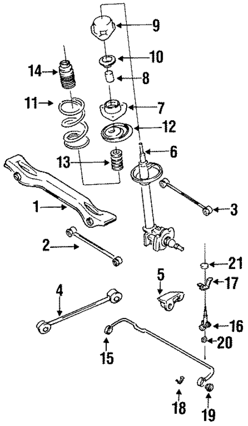 Rear Suspension for 1985 Nissan Maxima #0