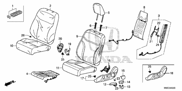 Front Seat (Driver Side) for 2015 Honda Civic #0