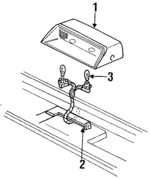 F2DZ13A613A - Electrical: High Mount Lamp for Ford: Taurus Image