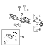 68644724AA - Differential and Drive Line: Axle Housing for Mopar Image