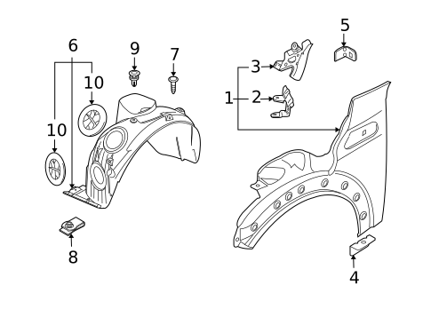 Fender & Components for 2013 Mini Cooper #0