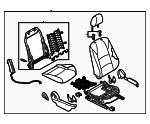 71100WB038 - Body: Seat Assembly for Scion: iA | Toyota: Yaris iA Image