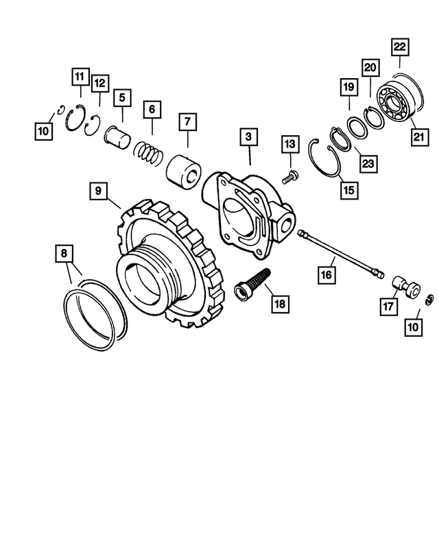 1942109 - Automatic Transmission 3 Speed: Governor Seal for Mopar Image