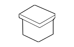 LR007399 - Cooling System: Auxiliary Radiator Lower Insulator for Land-Rover Image
